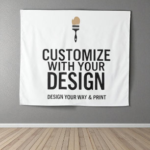 Tapete De Parede Personalizado em Branco 102x86cm Empresa Personali