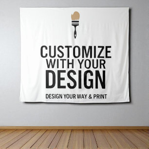 Tapete De Parede Personalizado Personalizado 104x88" Empresa Blank