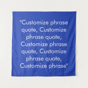 Tapete De Parede Personalizar citação de frase elegante azul branco