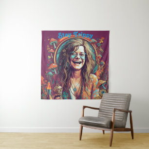 Tapete De Parede Personalizar Hippie Boho Personalizar Vibes do Tri