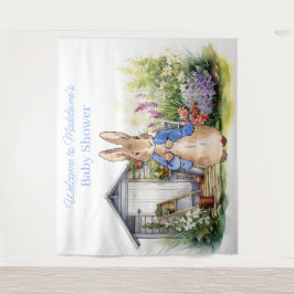 Tapete De Parede Personalize Peter o chá de fraldas do coelho