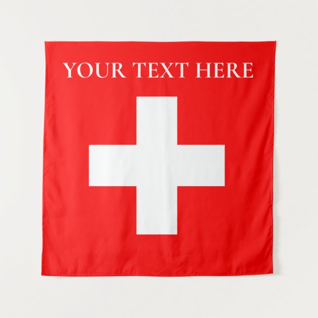 Tapete De Parede Personalized Switzerland Flag Schweiz Swiss Europe (Frente (Horizontal))