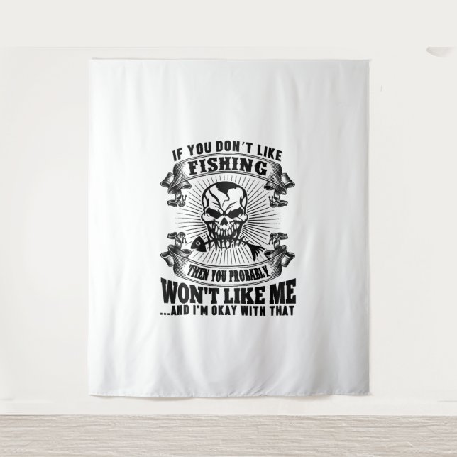 Tapete De Parede Pesca Engraçada (Frente)