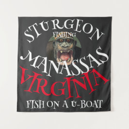 TAPETE DE PAREDE PESCARIA DE SURUBIM NO RIO BULL RUN EM UM U-BOAT
