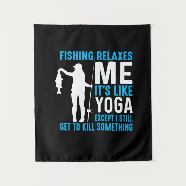 Tapete De Parede Pescaria Fisher Relaxa Me (Frente)