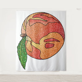 Tapete De Parede Pêssego com brilho