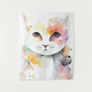 Tapete De Parede Pet Animal Nature Watercolor Pintura