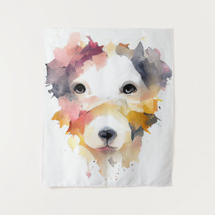 Tapete De Parede Pet Animal Nature Watercolor Pintura