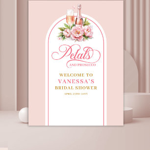 Tapete De Parede Pétalas elegantes e decoração de banner floral pro