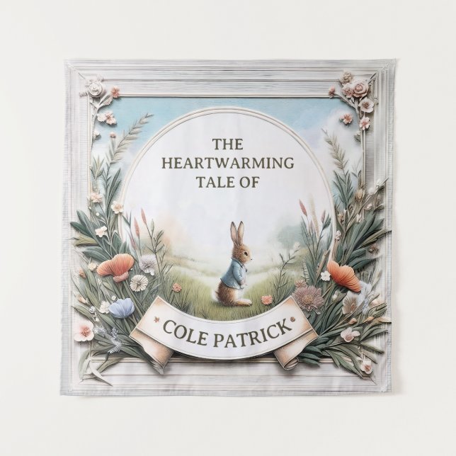 Tapete De Parede Peter Rabbit no Jardim (Frente)