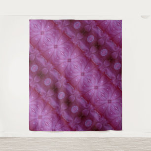 Tapete De Parede Petunia rosa Ikat 3