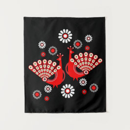 Tapete De Parede Pheasants Peacock Art