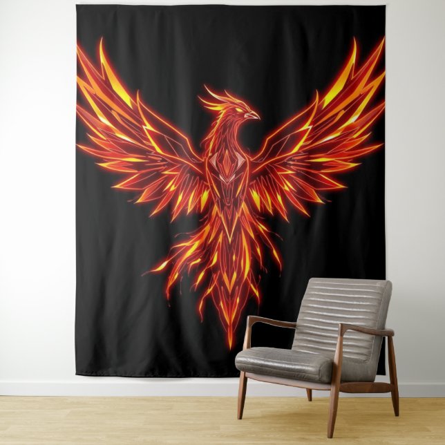 Tapete De Parede „Phönix – Aus der Asche geboren“ (In Situ)