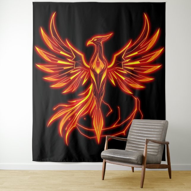 Tapete De Parede „Phönix – Aus der Asche geboren“ (In Situ)