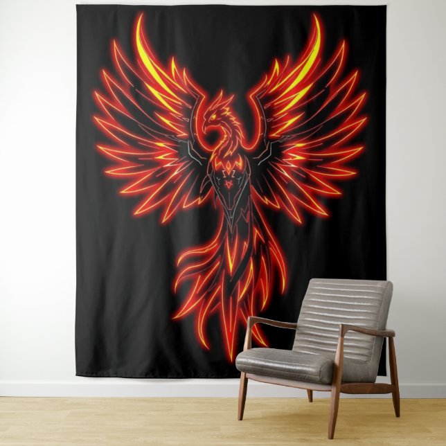 Tapete De Parede „Phönix – Aus der Asche geboren“ (In Situ)