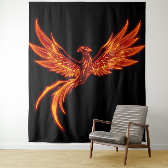 Tapete De Parede „Phönix – Aus der Asche geboren“ (In Situ)