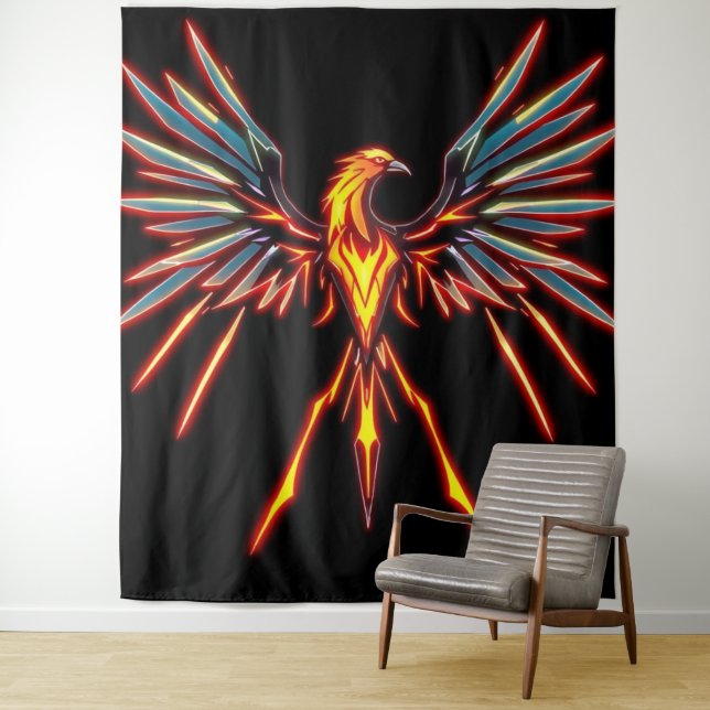 Tapete De Parede „Phönix – Aus der Asche geboren“ (In Situ)