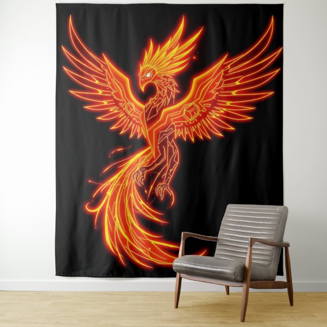 Tapete De Parede „Phönix – Aus der Asche geboren“ (In Situ)