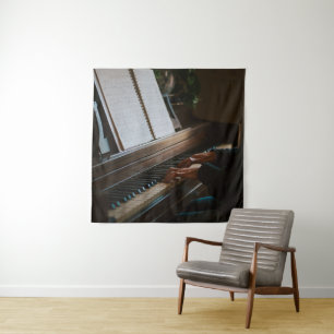 Tapete De Parede Piano Legal