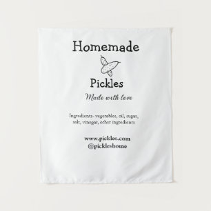 Tapete De Parede Picles feitos em casa com amor adicionar texto sit