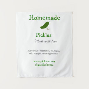 Tapete De Parede Picles feitos em casa com amor adicionar texto sit