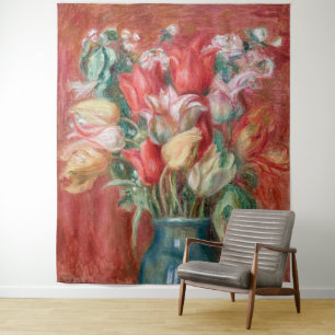 Tapete De Parede Pierre-Auguste Renoir - Buquê de Tulipas