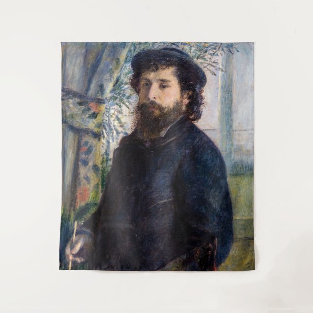 Tapete De Parede Pierre Auguste Renoir - Retrato de Claude Monet (Frente)