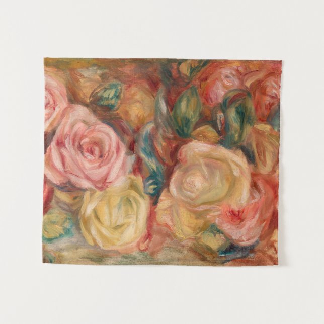 Tapete De Parede Pierre-Auguste Renoir - Rosas (Frente (Horizontal))