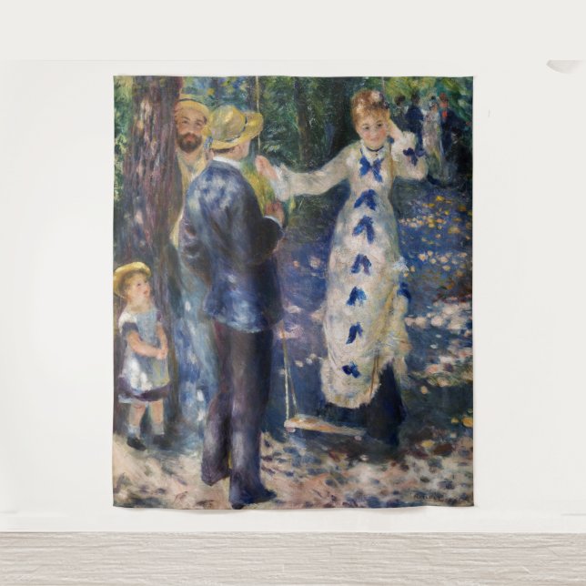 Tapete De Parede Pierre-Auguste Renoir - The Swing (Frente)