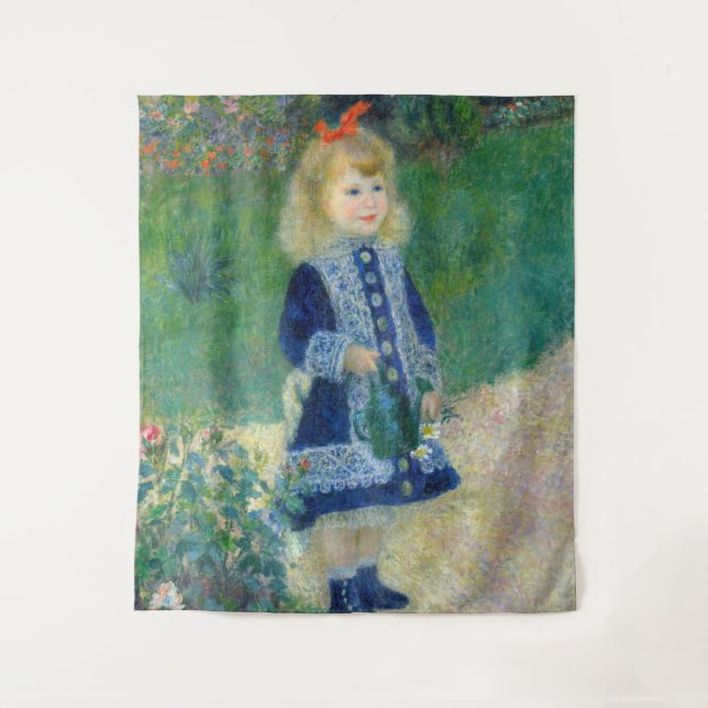 Tapete De Parede Pierre-Auguste Renoir - Uma garota com uma lata de (Frente)