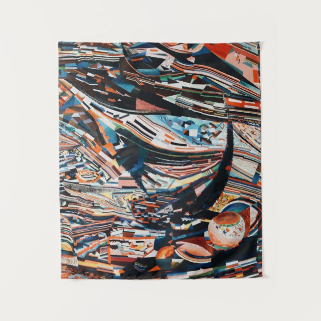 Tapete De Parede Pilha de barco de madeira marrom e azul lote (Frente)