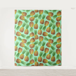 Tapete De Parede Pineanases aquarela 2