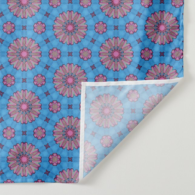 Tapete De Parede Pink Floral Art (Detalhe)