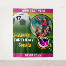 Tapete De Parede Pink Football Birthday, Football Girl Player 