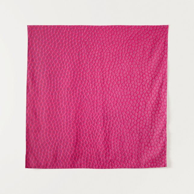 Tapete De Parede Pink leather leather texture skin (Frente)