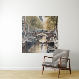 Tapete De Parede Pintor aquoso de Amsterdã