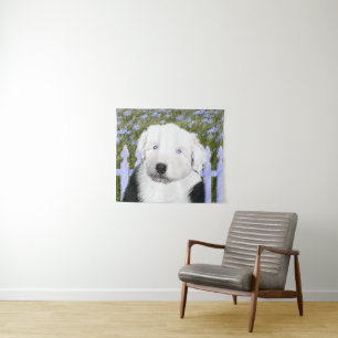 Tapete De Parede Pintor de Cachorro - Pintura de Cachorro