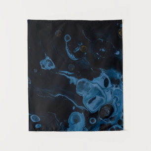 Tapete De Parede Pintura abstrato branca e preta