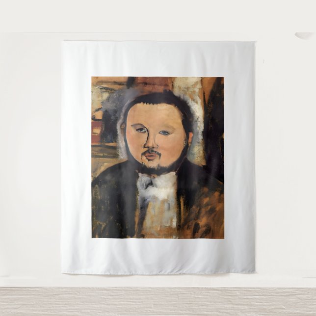 Tapete De Parede pintura artística de Amedeo Modigliani (Frente)