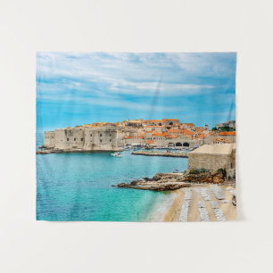 Tapete De Parede Pintura da praia de Dubrovnik