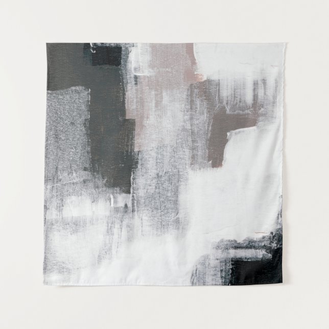 Tapete De Parede pintura de abstrato. A mão pintou a trabalho de ar (Frente)