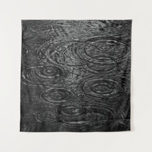 TAPETE DE PAREDE PINTURA DE ABSTRATO BRANCO E PRETO