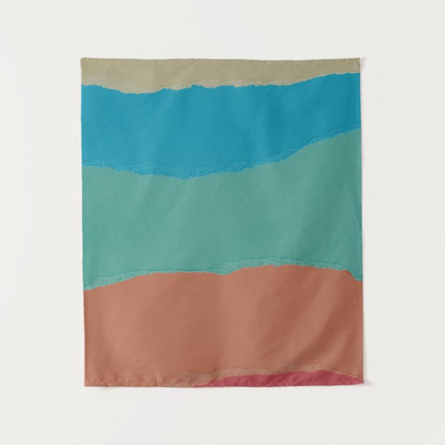 Tapete De Parede Pintura de abstrato em laranja e preto (Frente)