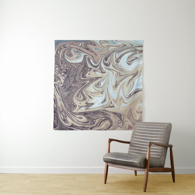 Tapete De Parede Pintura de Abstrato Oceano | A melhor arte abstrat (In Situ)