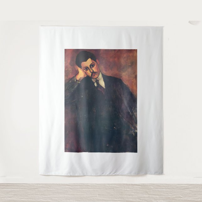 Tapete De Parede pintura de Amedeo Modigliani (Frente)