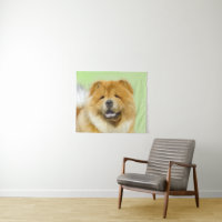 Pintura De Chow Chow - Arte De Cachorro Original