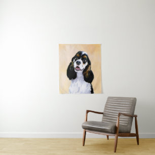 Tapete De Parede Pintura De Cocker Spaniel (Participante) - Arte De