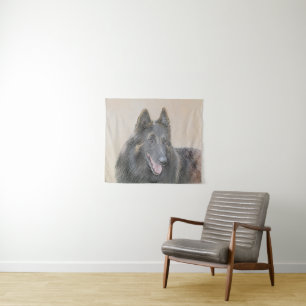 Tapete De Parede Pintura em Tervuren Belga - Arte Cachorra Original