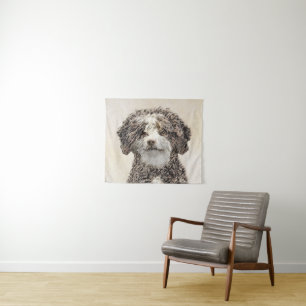 Tapete De Parede Pintura Espanhola de Cachorros - Arte Cachorra Ori