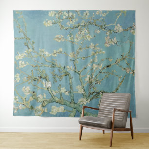 Tapete De Parede Pintura Flores de Amendoeira por Van Gogh